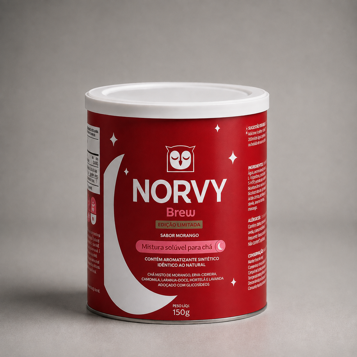 Norvy Brew - Chá Solúvel Calmante - 6 Ervas - 30 Doses