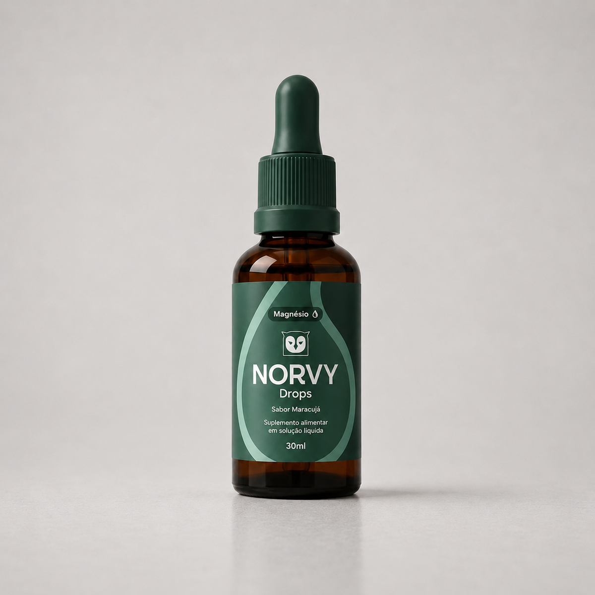 Norvy Drops - Magnésio Bisglicinato + Triptofano em Gotas - Sabor Maracujá - 30ml